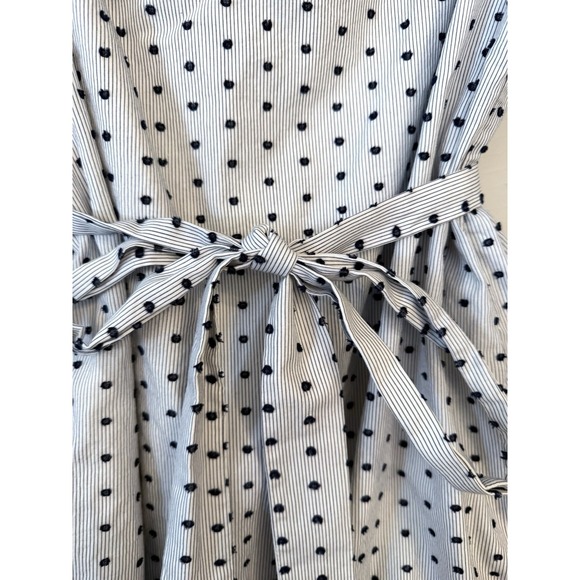 Banana Republic Swiss Dot Off-Shoulder Dress Size S‎ - Picture 3 of 6